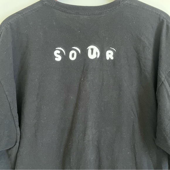 Olivia Rodrigo Concert Tee Shirt Sour Tour Merch Black with Photo Graphic XL - Picture 6 of 6